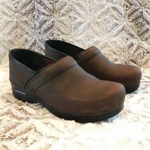 Dansko Brown Clogs